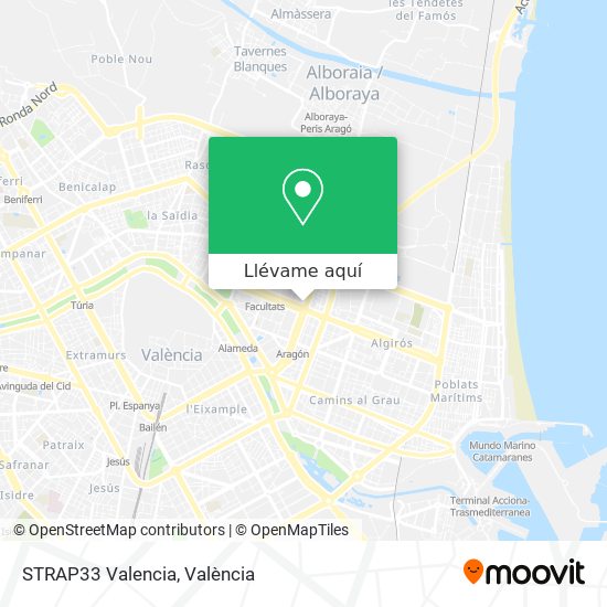 Mapa STRAP33 Valencia