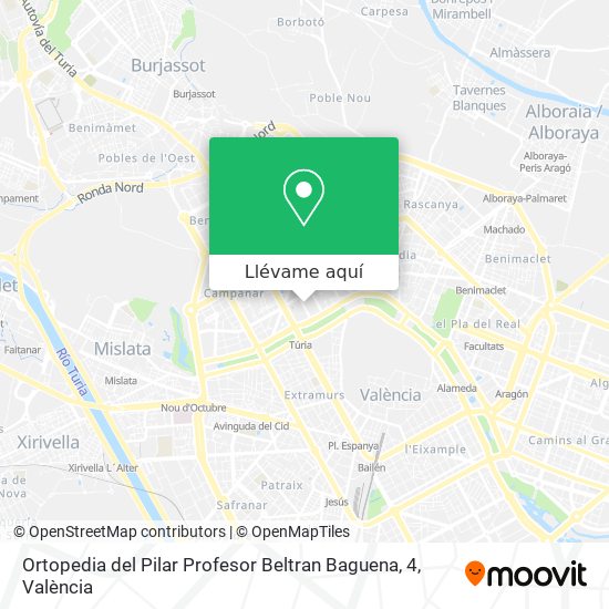 Mapa Ortopedia del Pilar Profesor Beltran Baguena, 4