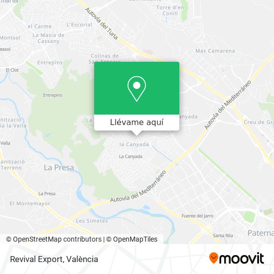 Mapa Revival Export