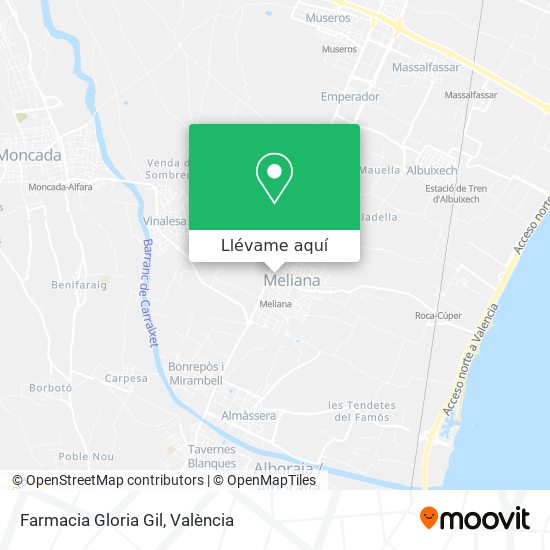 Mapa Farmacia Gloria Gil