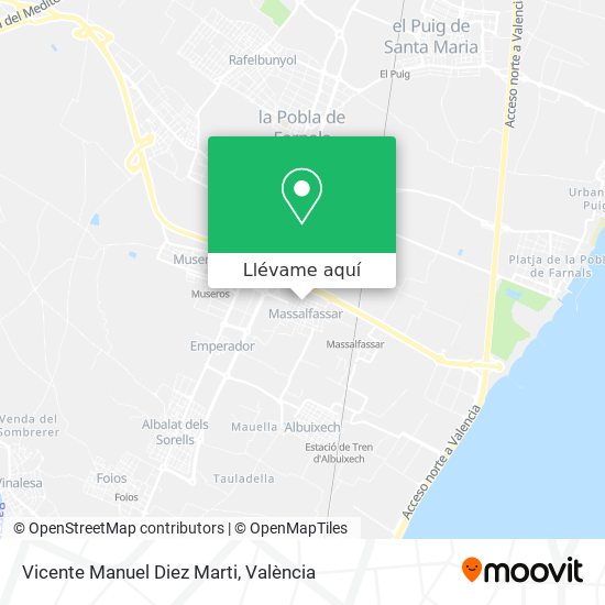 Mapa Vicente Manuel Diez Marti
