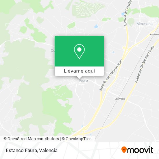 Mapa Estanco Faura