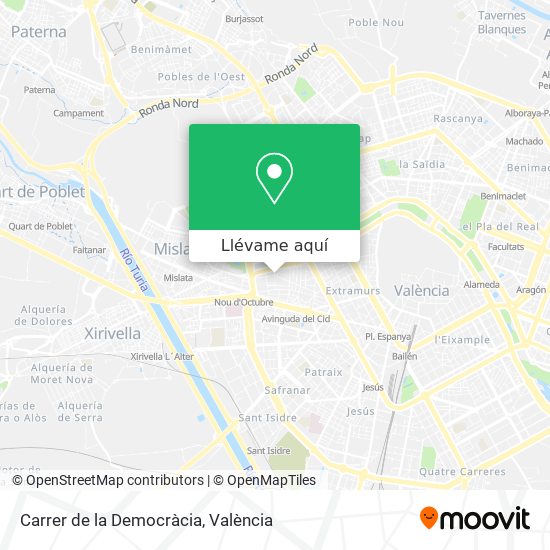 Mapa Carrer de la Democràcia