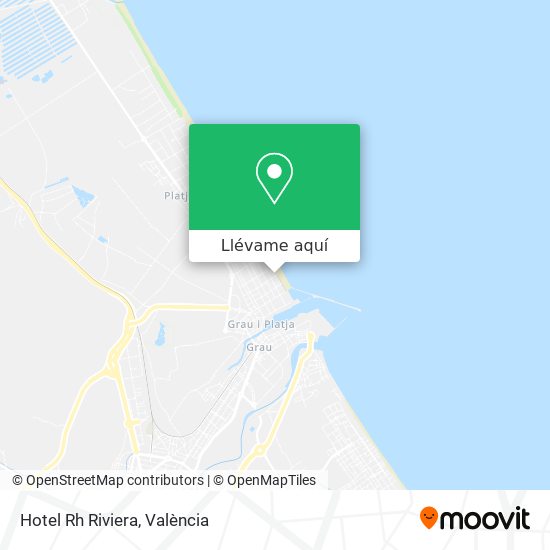 Mapa Hotel Rh Riviera