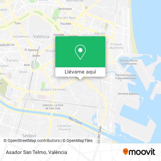 Mapa Asador San Telmo