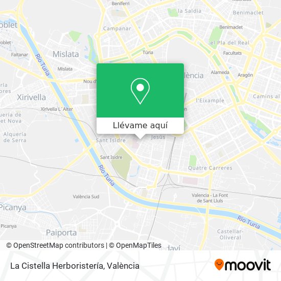 Mapa La Cistella Herboristería