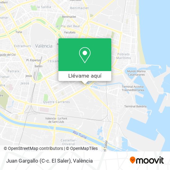Mapa Juan Gargallo (C-c. El Saler)