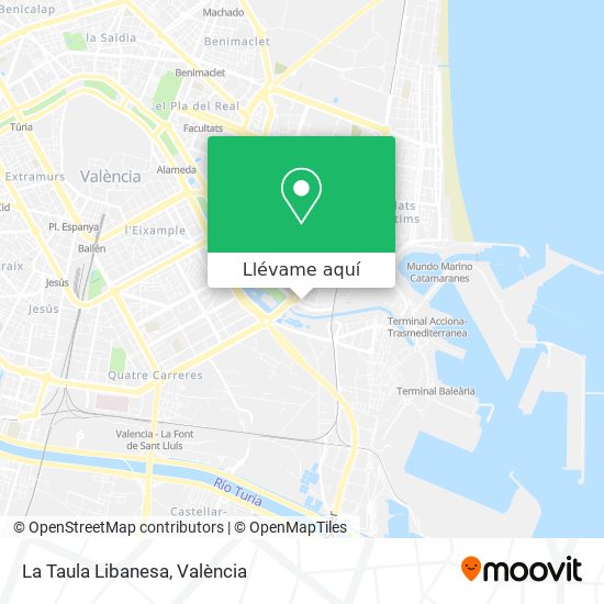 Mapa La Taula Libanesa
