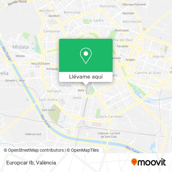 Mapa Europcar Ib