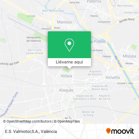 Mapa E.S. Valmotor,S.A.