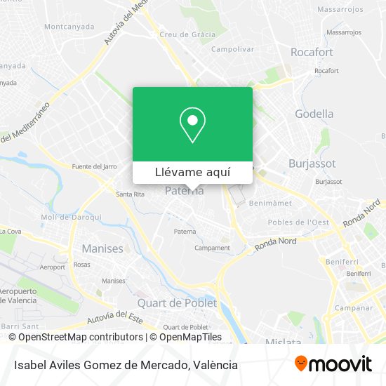 Mapa Isabel Aviles Gomez de Mercado
