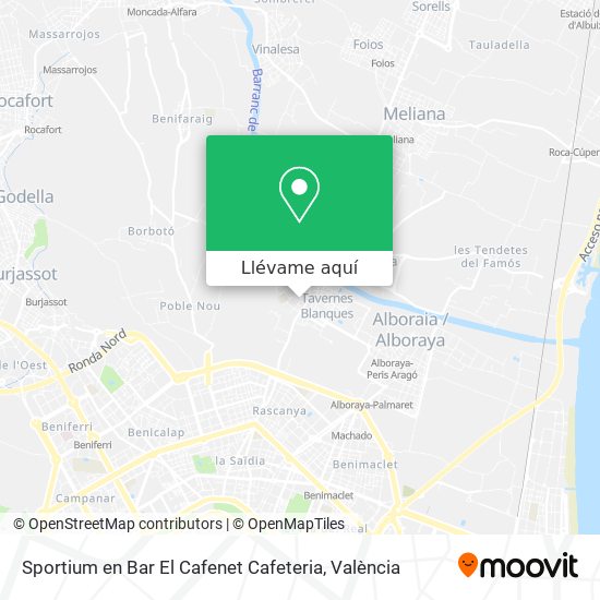 Mapa Sportium en Bar El Cafenet Cafeteria