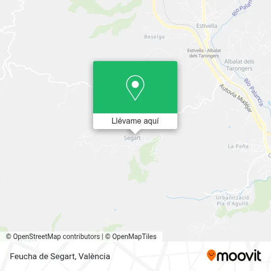 Mapa Feucha de Segart
