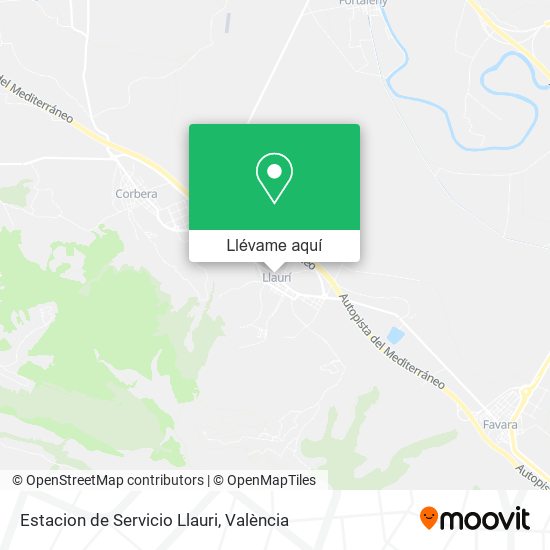 Mapa Estacion de Servicio Llauri