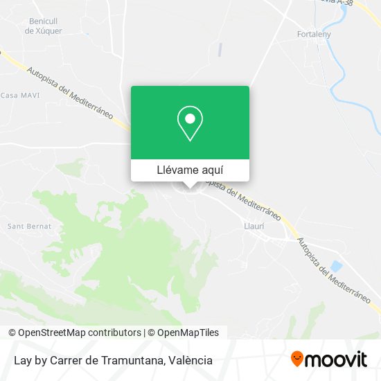 Mapa Lay by Carrer de Tramuntana