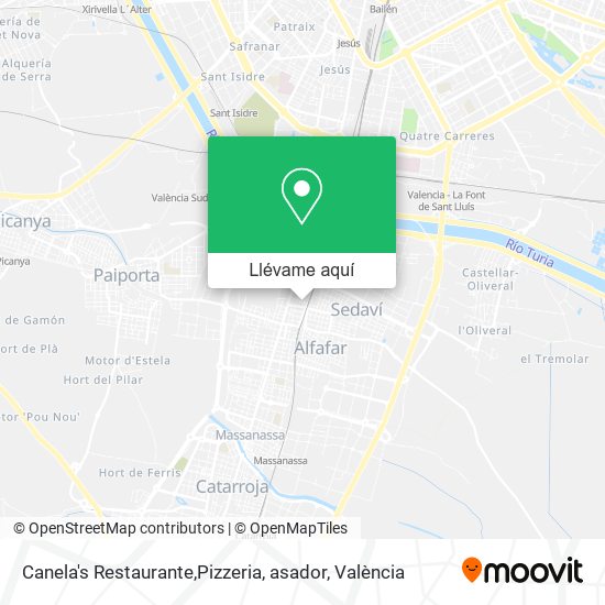 Mapa Canela's Restaurante,Pizzeria, asador
