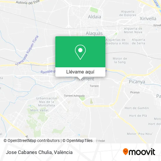 Mapa Jose Cabanes Chulia