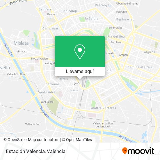 Mapa Estación Valencia