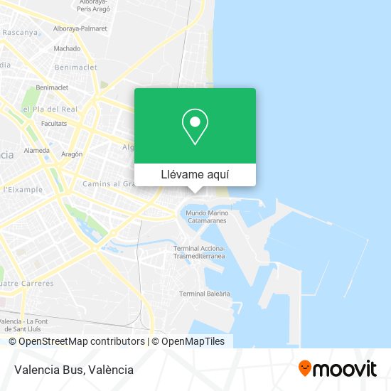 Mapa Valencia Bus