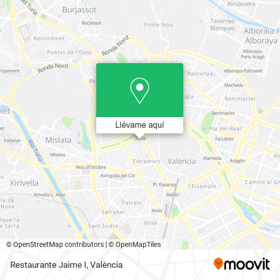Mapa Restaurante Jaime I