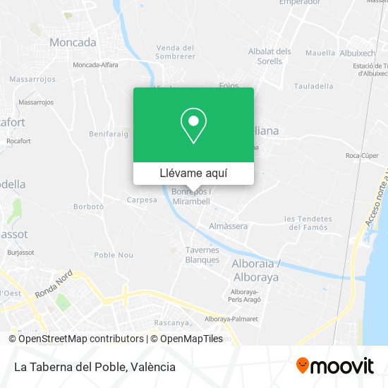 Mapa La Taberna del Poble