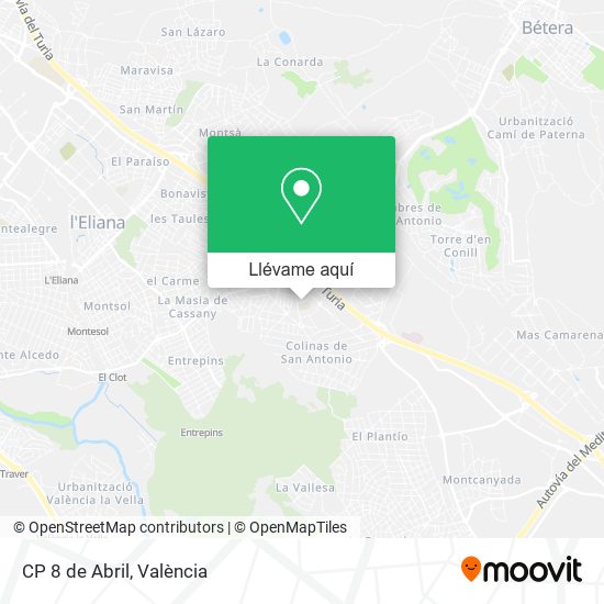 Mapa CP 8 de Abril