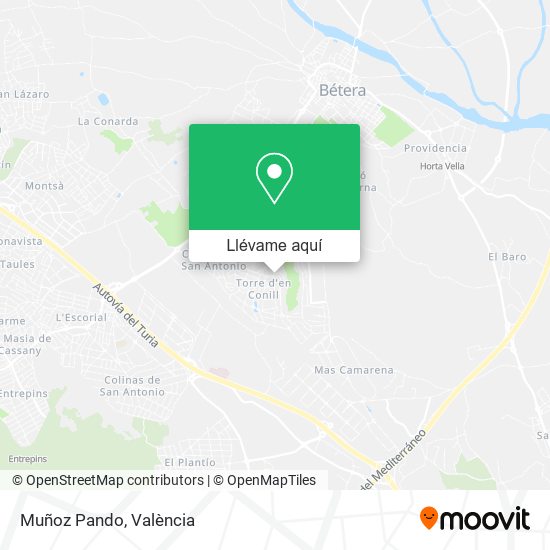 Mapa Muñoz Pando
