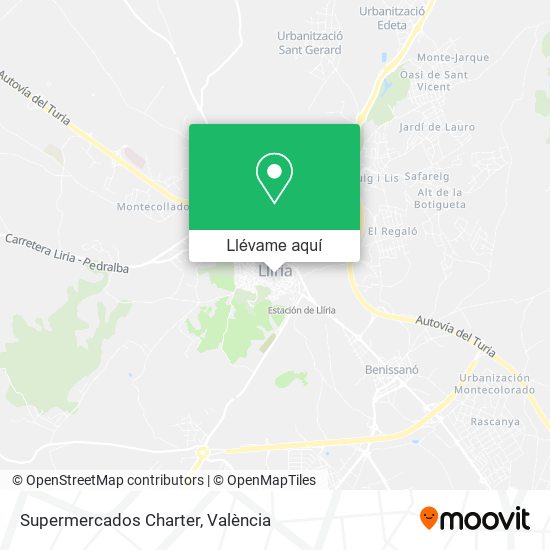 Mapa Supermercados Charter