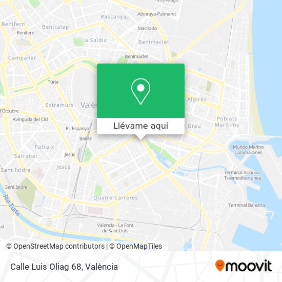 Mapa Calle Luis Oliag 68