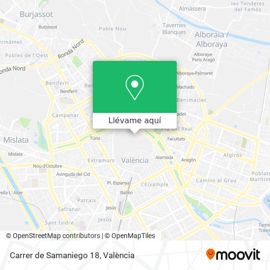 Mapa Carrer de Samaniego 18