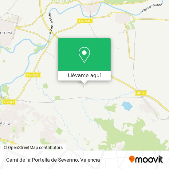 Mapa Camí de la Portella de Severino