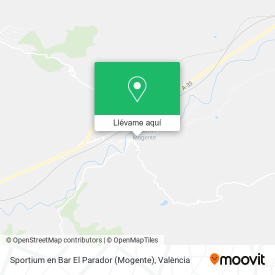 Mapa Sportium en Bar El Parador (Mogente)