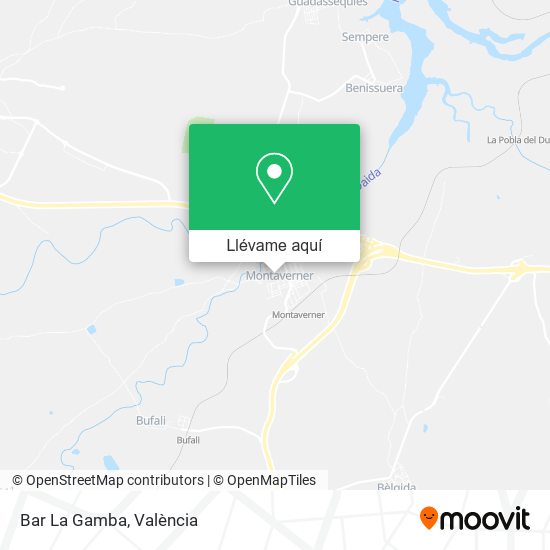 Mapa Bar La Gamba