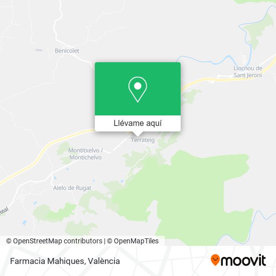 Mapa Farmacia Mahiques