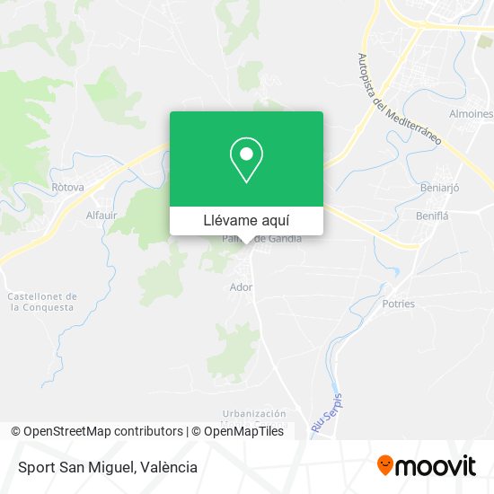 Mapa Sport San Miguel