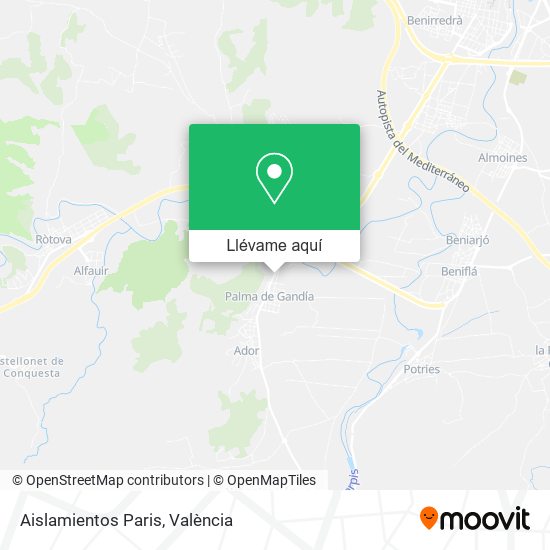 Mapa Aislamientos Paris