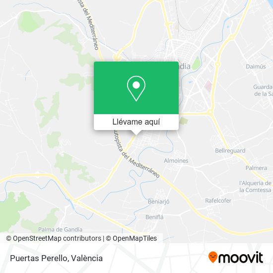 Mapa Puertas Perello