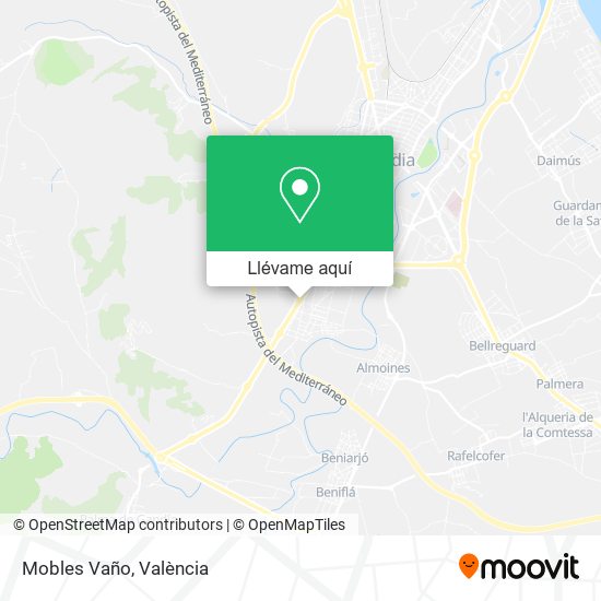 Mapa Mobles Vaño