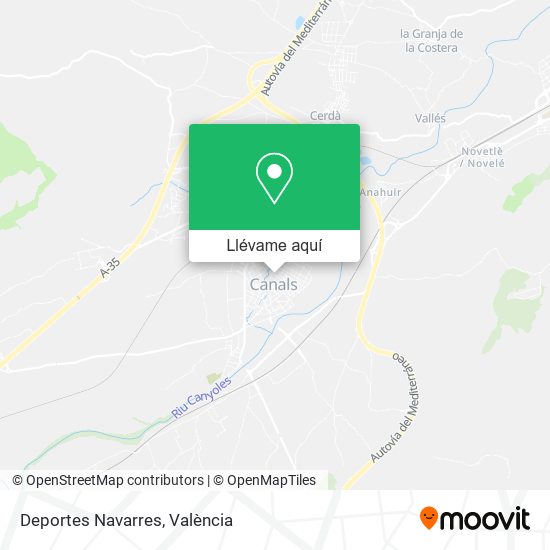 Mapa Deportes Navarres