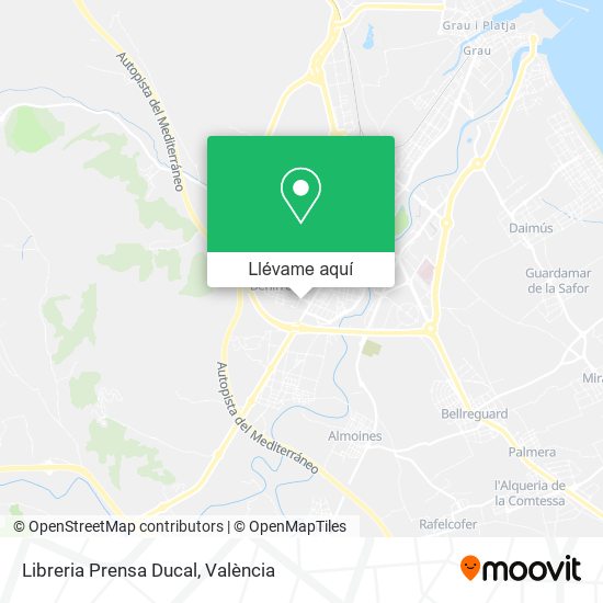 Mapa Libreria Prensa Ducal