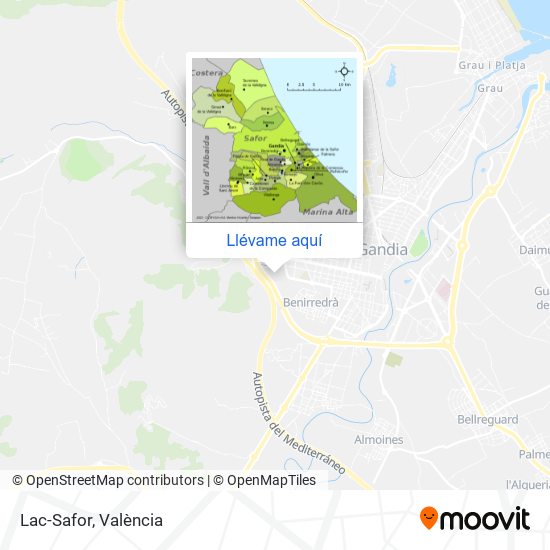 Mapa Lac-Safor