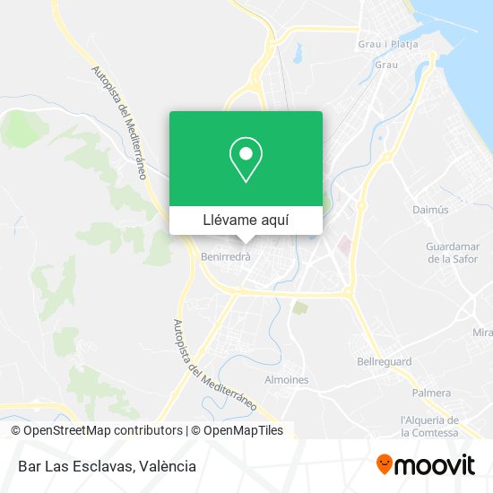 Mapa Bar Las Esclavas