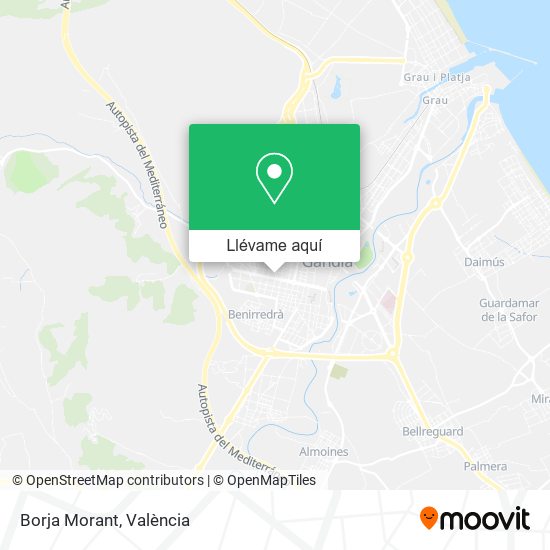 Mapa Borja Morant