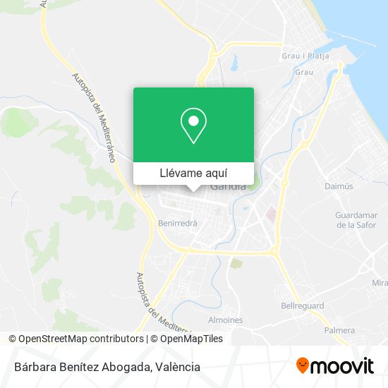 Mapa Bárbara Benítez Abogada