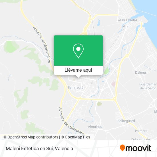 Mapa Maleni Estetica en Sui