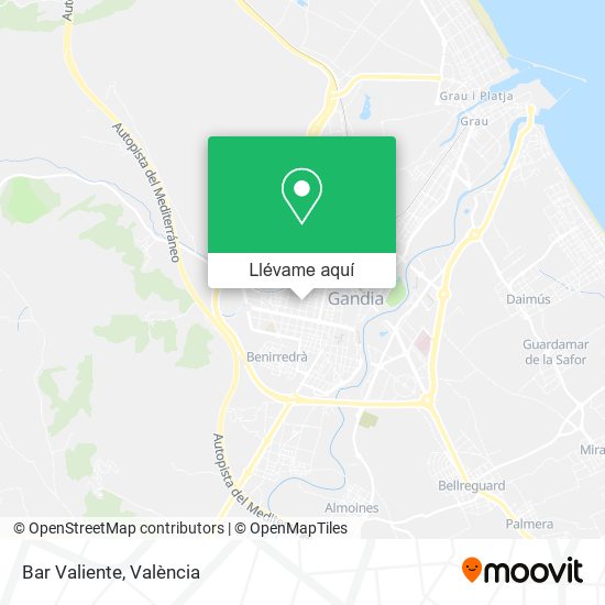 Mapa Bar Valiente