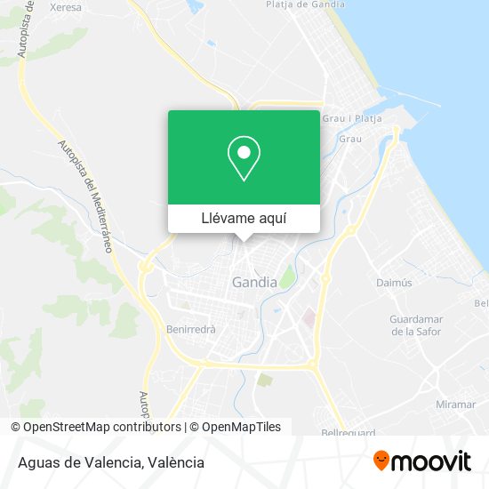 Mapa Aguas de Valencia