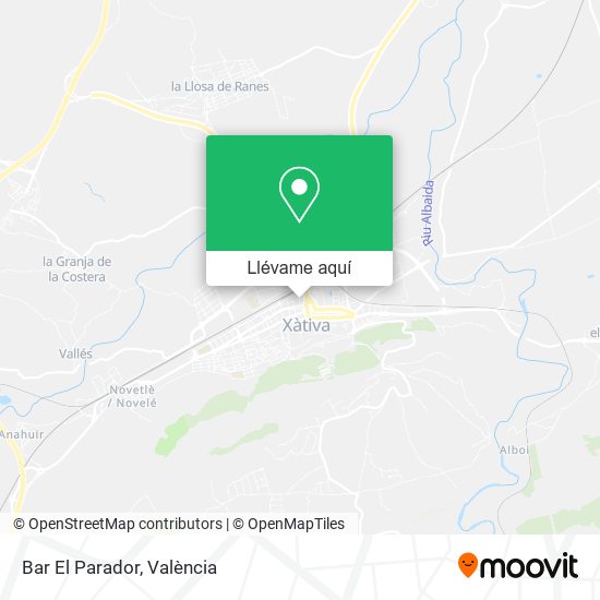 Mapa Bar El Parador