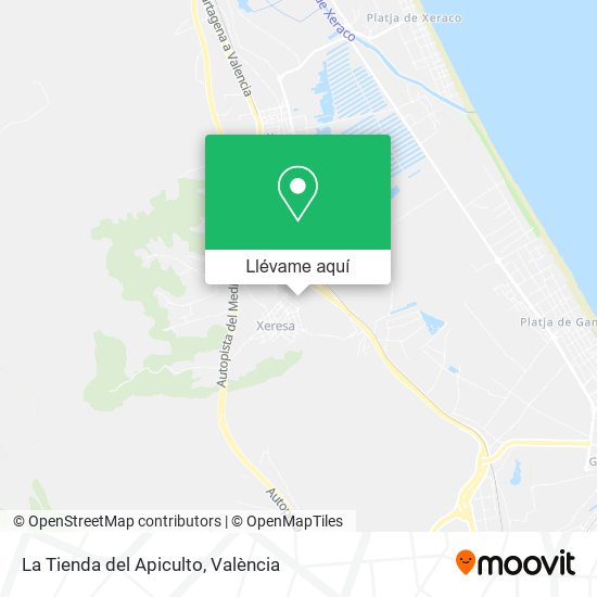 Mapa La Tienda del Apiculto