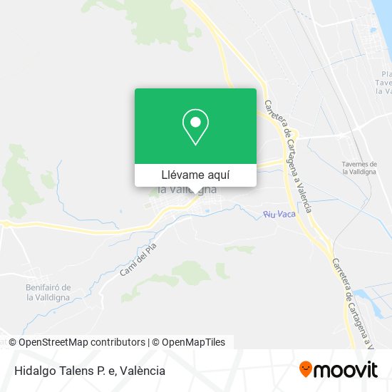 Mapa Hidalgo Talens P. e